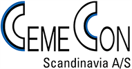 Logo for maskinfabrikken CemeCon Scandinavia ved Århus